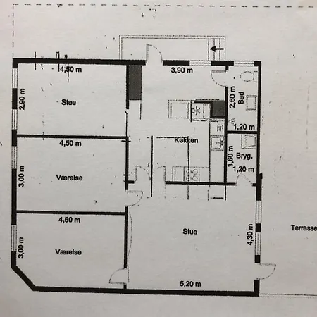 Hyggelig Byhus I Stueplan Med Solrig Gardhave Homestay